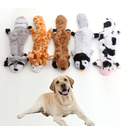 Plush Sounding Animal Dog Toy - FurryZone
