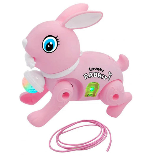 Lovely Luminescent Electronic Walking Rabbit Toy for Babies FurryZone