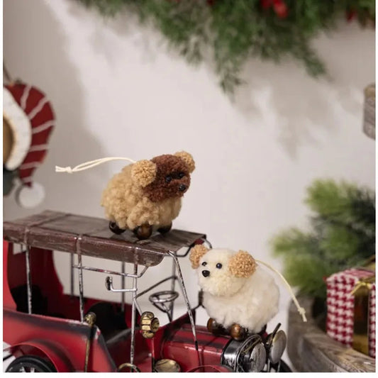 New Year Dog Christmas Ornaments - Felt Hanging Decorations for Dog Lovers FurryZone