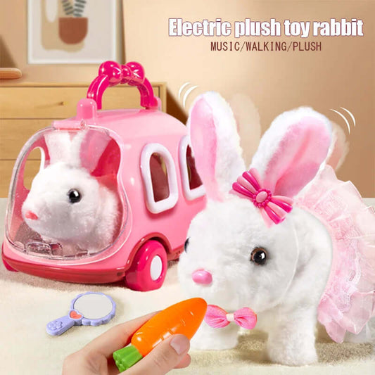 Interactive Walking Rabbit Plush Toy - FurryZone