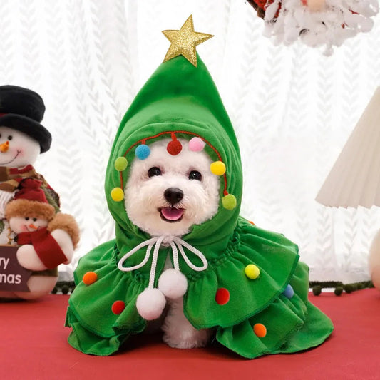 Christmas Themed Pet Costume - Festive Holiday Outfit for Dogs and Cats FurryZone
