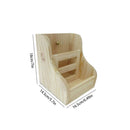 Rabbit Grass Feeder Wooden Bowl - FurryZone