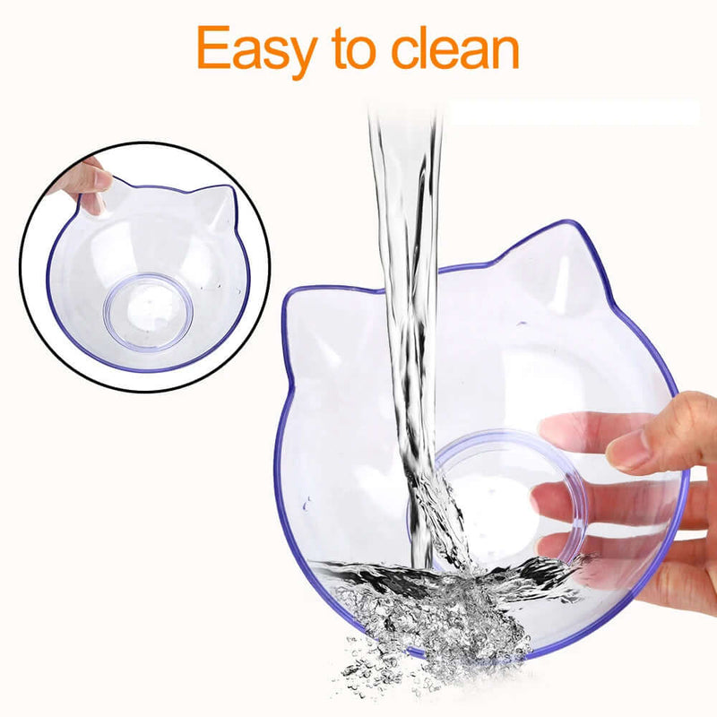 Non-Slip Pet Food & Water Bowl with Stand - FurryZone