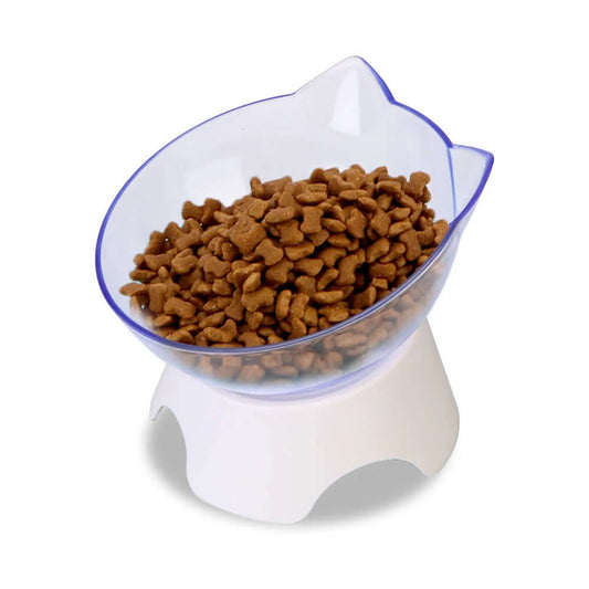 Non-Slip Pet Food & Water Bowl with Stand - FurryZone