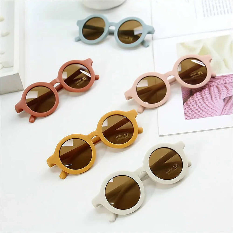 Fashion Pet Sunglasses - Retro Round Glasses for Pets - FurryZone