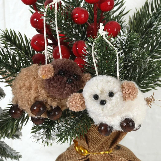 New Year Dog Christmas Ornaments - Felt Hanging Decorations for Dog Lovers FurryZone