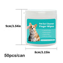 Pet Ear Cleaning Wipes – Fingertip Wipes for Cats & Dogs - FurryZone