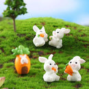 Cartoon Carrot Rabbit Figurines - FurryZone