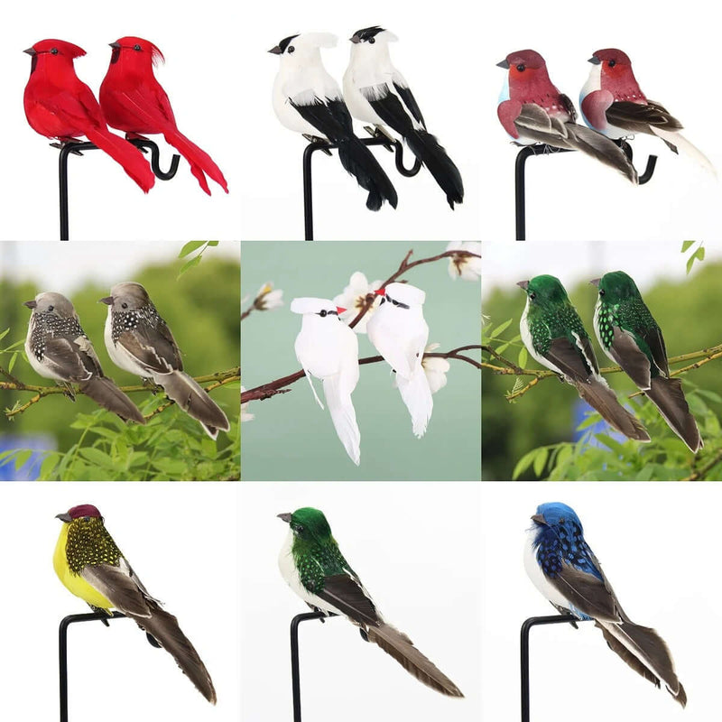Artificial Foam Feather Bird Model - FurryZone
