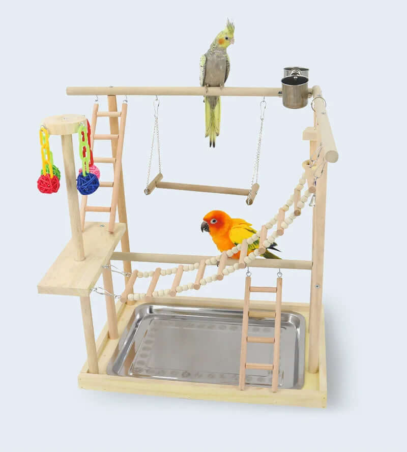 Wood Parrot Playground - FurryZone
