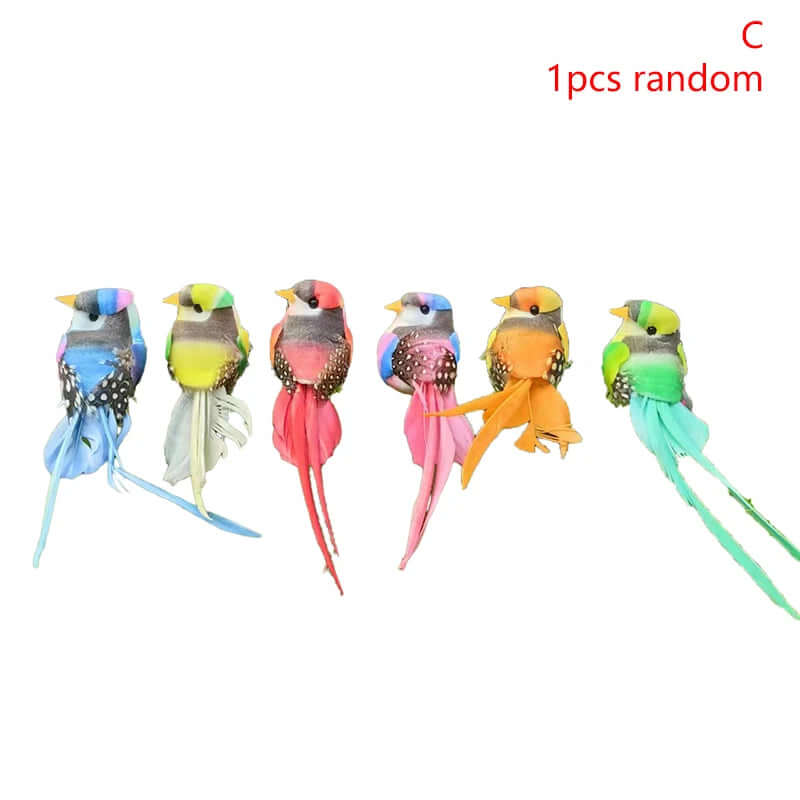Artificial Foam Feather Bird Model - FurryZone