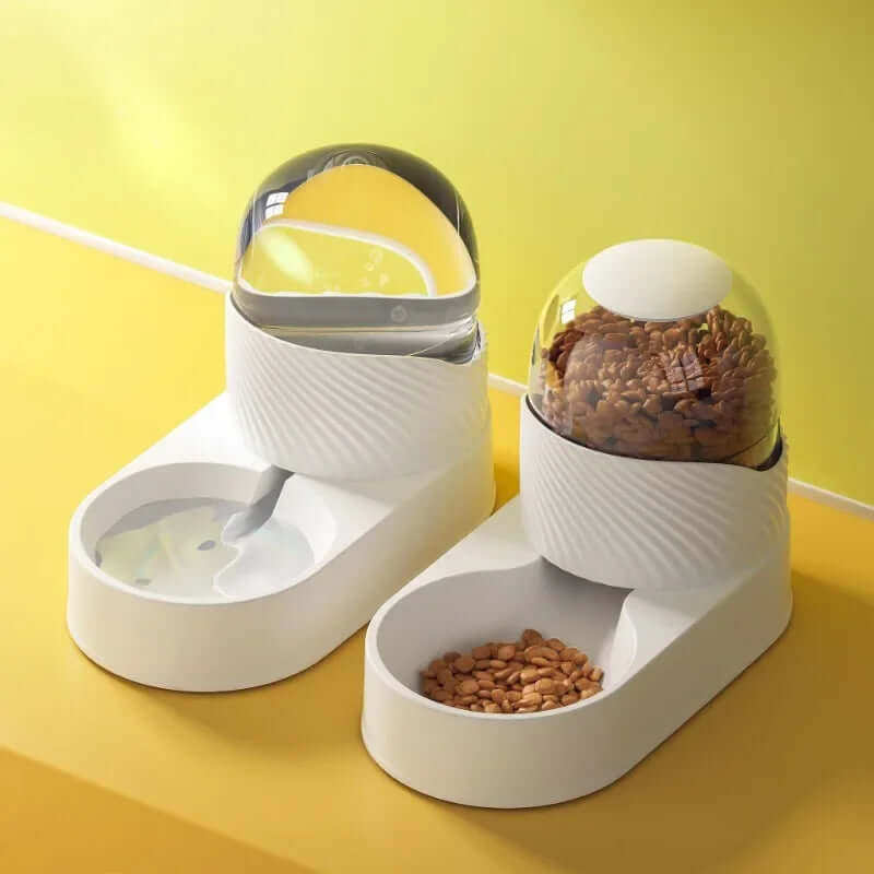 Automatic Cat & Dog Water Dispenser with Bowl Combo - FurryZone