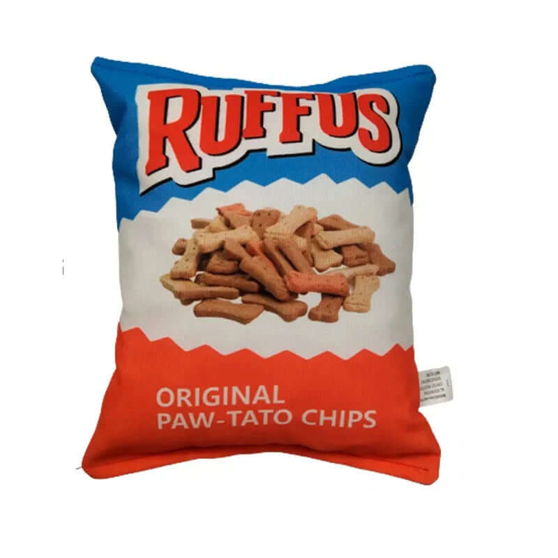 Funny Crisps Plush Dog Toy - FurryZone
