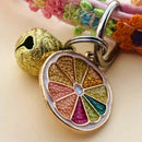 Pet Collar With Bell Cartoon Footprint Colorful Dog Puppy Kitten Collar Adjustable Safety Bell Ring Necklace Pet Accessories FurryZone