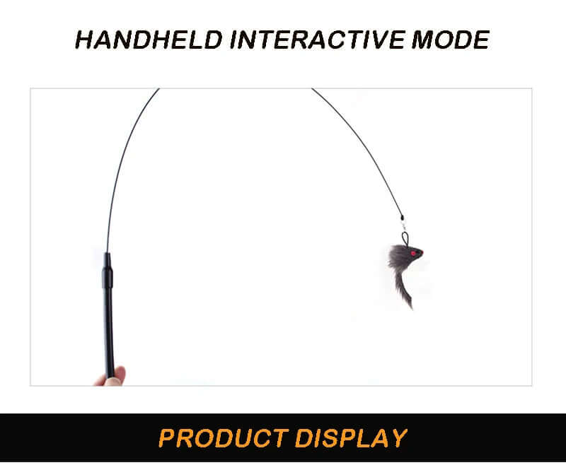 Interactive Feather Bird Cat Toy - FurryZone