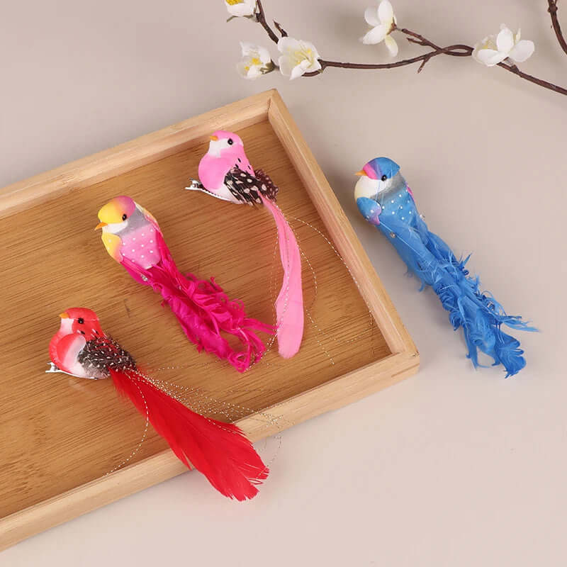 Artificial Foam Feather Bird Model - FurryZone