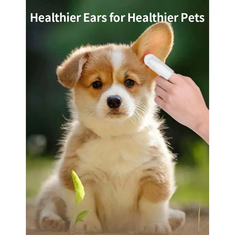 Pet Ear Cleaning Finger Wipes - FurryZone