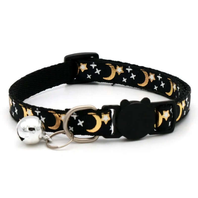 Pet Collar With Bell Cartoon Footprint Colorful Dog Puppy Kitten Collar Adjustable Safety Bell Ring Necklace Pet Accessories FurryZone