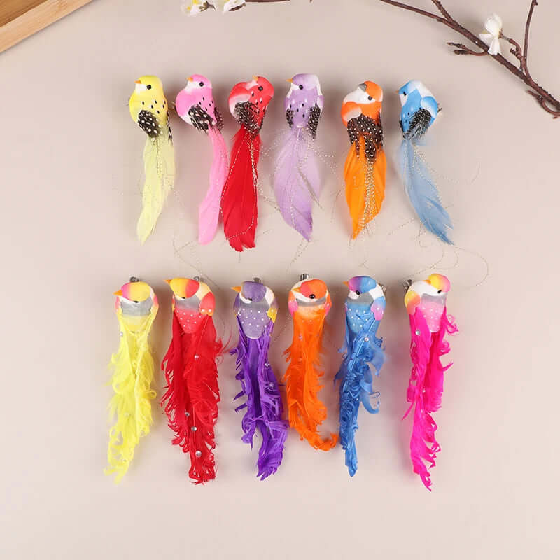 Artificial Foam Feather Bird Model - FurryZone