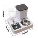 2-in-1 Automatic Pet Feeder & Water Dispenser - FurryZone