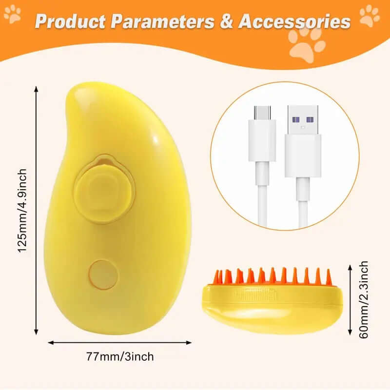 Pet Grooming Spray & Massage Comb FurryFancy