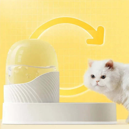 Automatic Cat & Dog Water Dispenser with Bowl Combo - FurryZone