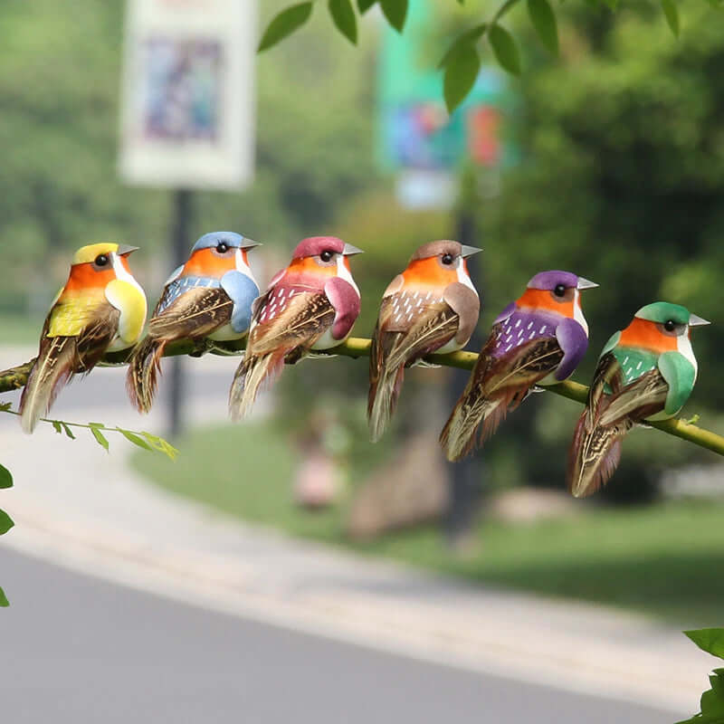 Artificial Foam Feather Bird Model - FurryZone