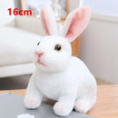 Simulation Kawaii Long-Eared Realistic Rabbit Plush Toy - FurryZone