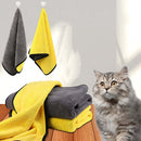 Pet Bath Microfiber Absorbent Soft Towel - FurryZone