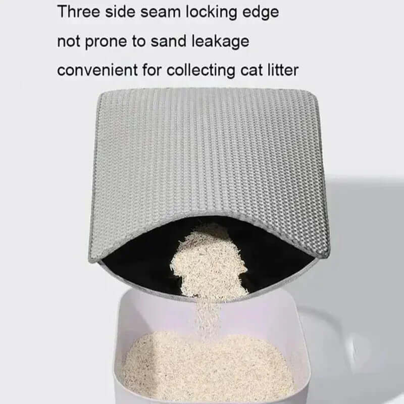 EVA Double Layer Cat Litter Mat FurryFancy