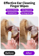 Pet Ear Cleaning Wipes – Fingertip Wipes for Cats & Dogs - FurryZone