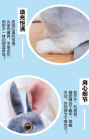 Simulation Kawaii Long-Eared Realistic Rabbit Plush Toy - FurryZone