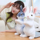 20cm Realistic Rabbit Plush Toy - FurryZone