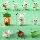 Cartoon Carrot Rabbit Figurines - FurryZone