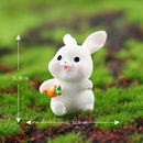Cartoon Carrot Rabbit Figurines - FurryZone
