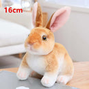 Simulation Kawaii Long-Eared Realistic Rabbit Plush Toy - FurryZone