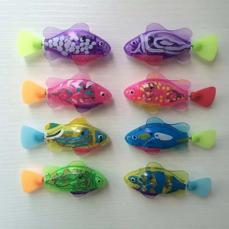 LED Interactive Swimming Robot Fish Toy for Cats FurryZone