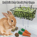 Metal Rabbit Hay Feeder - FurryZone