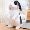 20cm Realistic Rabbit Plush Toy - FurryZone