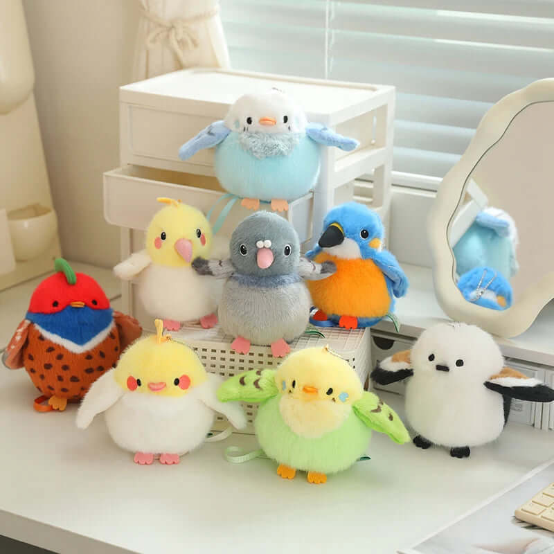 Simulation Bird Plush Doll Pendant - FurryZone
