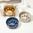 Slow Food Ceramic Bowl for Dogs and Cats - FurryZone