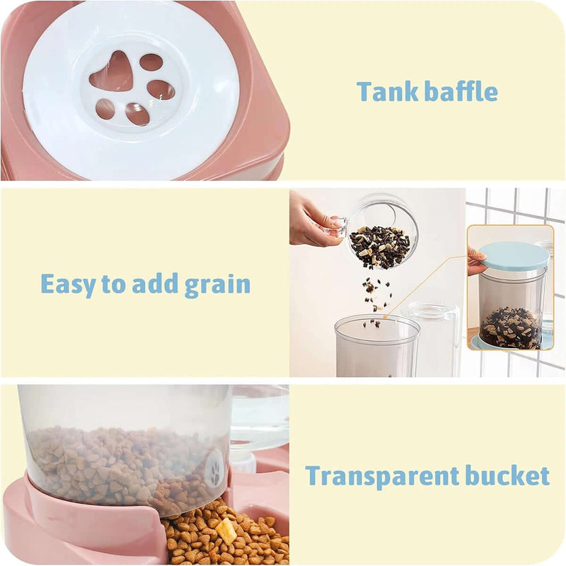 Automatic Pet Feeder Water Dispenser - FurryZone