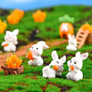 Cartoon Carrot Rabbit Figurines - FurryZone