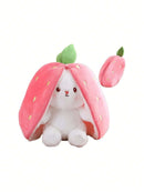 Strawberry Bunny Plush Toy - FurryZone