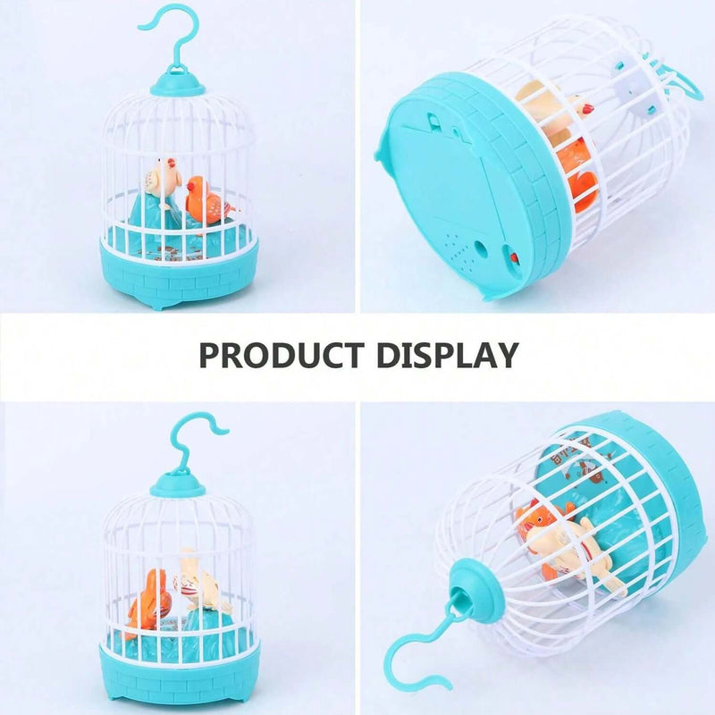 Electric Voice Controlled Birdcage Toy - FurryZone