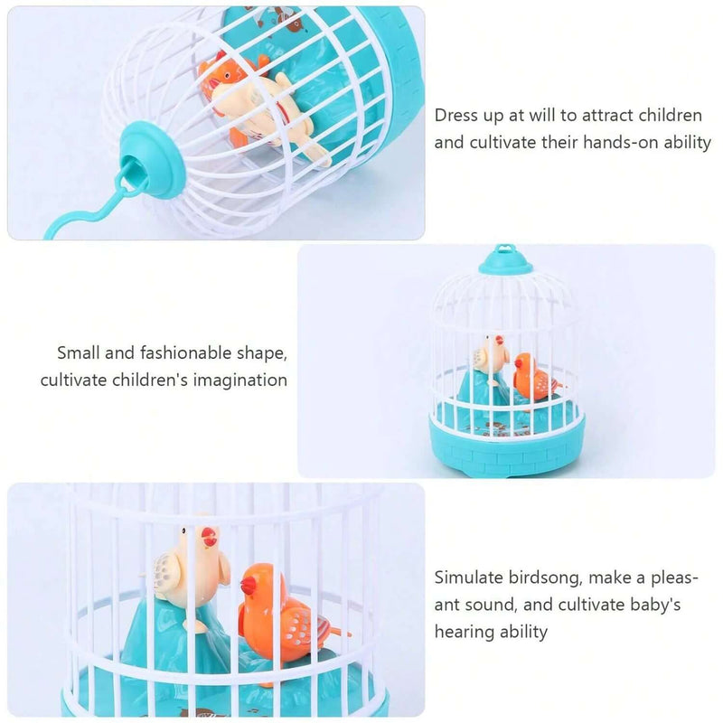 Electric Voice Controlled Birdcage Toy - FurryZone