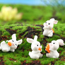 Cartoon Carrot Rabbit Figurines - FurryZone