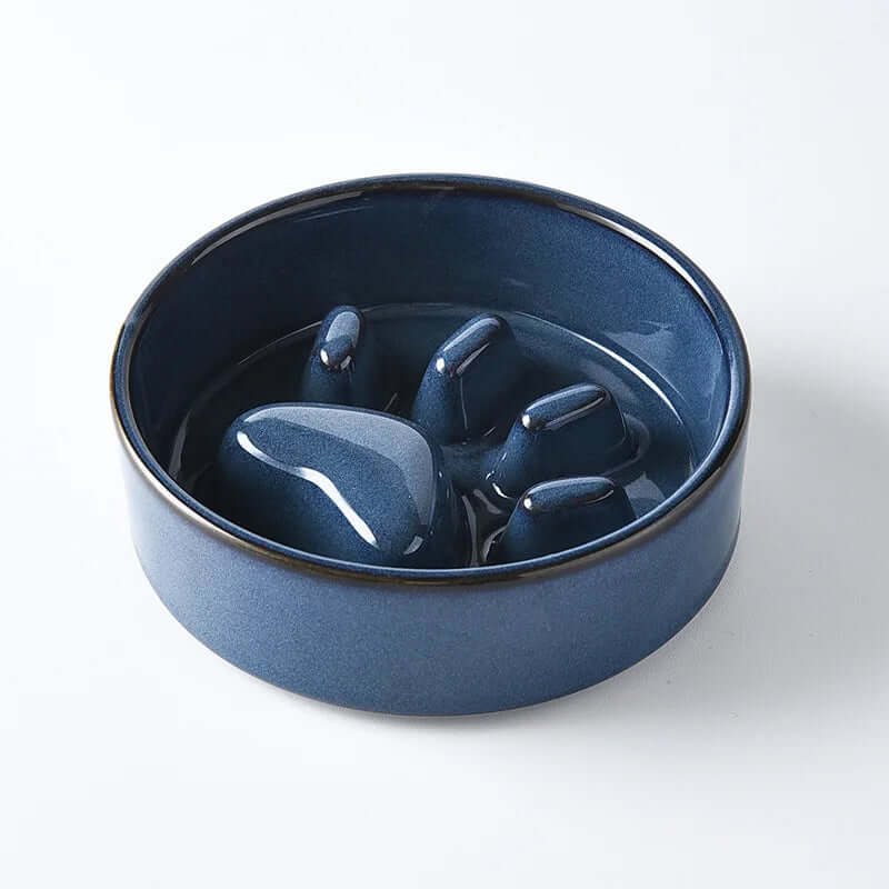 Slow Food Ceramic Bowl for Dogs and Cats - FurryZone