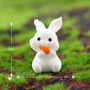 Cartoon Carrot Rabbit Figurines - FurryZone
