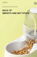 Automatic Cat & Dog Water Dispenser with Bowl Combo - FurryZone